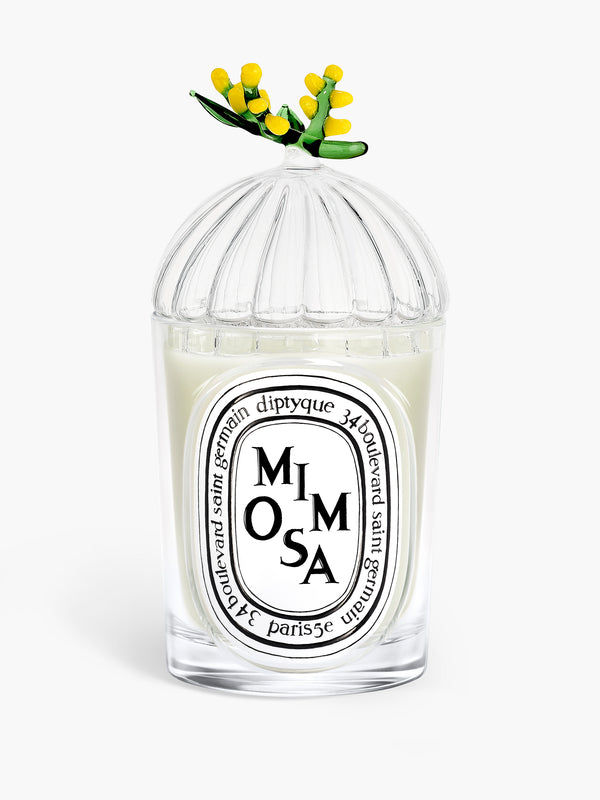 Couvercle Mimosa - Pour bougie modèle classique