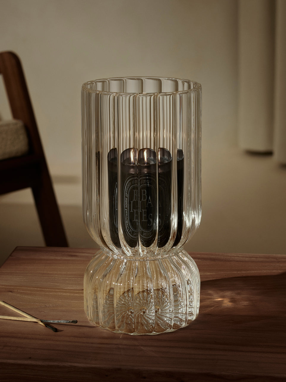 Candelero Lados planos - Para velas de modelos clásico y mediano