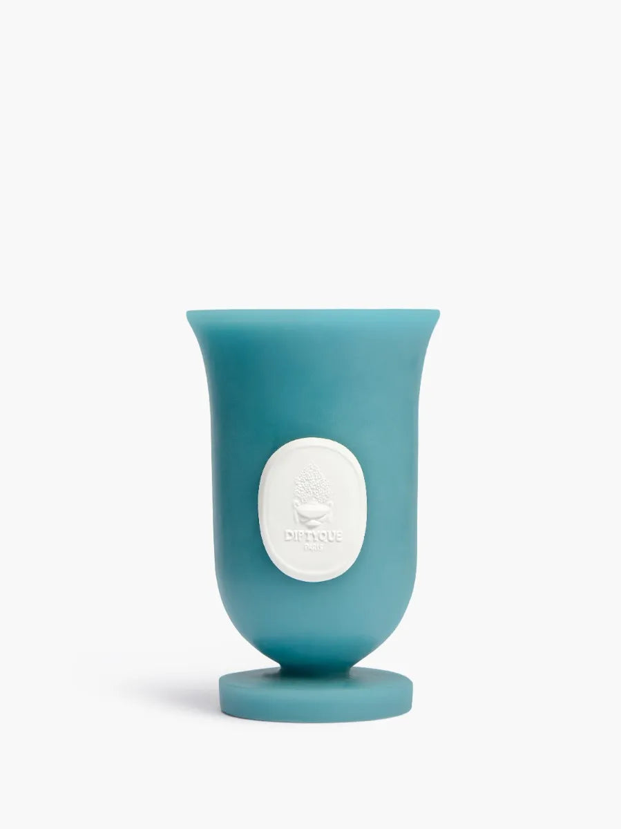 Vase Médicis bleu Jardin des Eaux​ - Petit modèle​