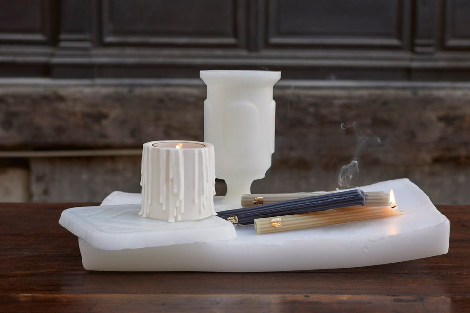 White Antique Vase - Small