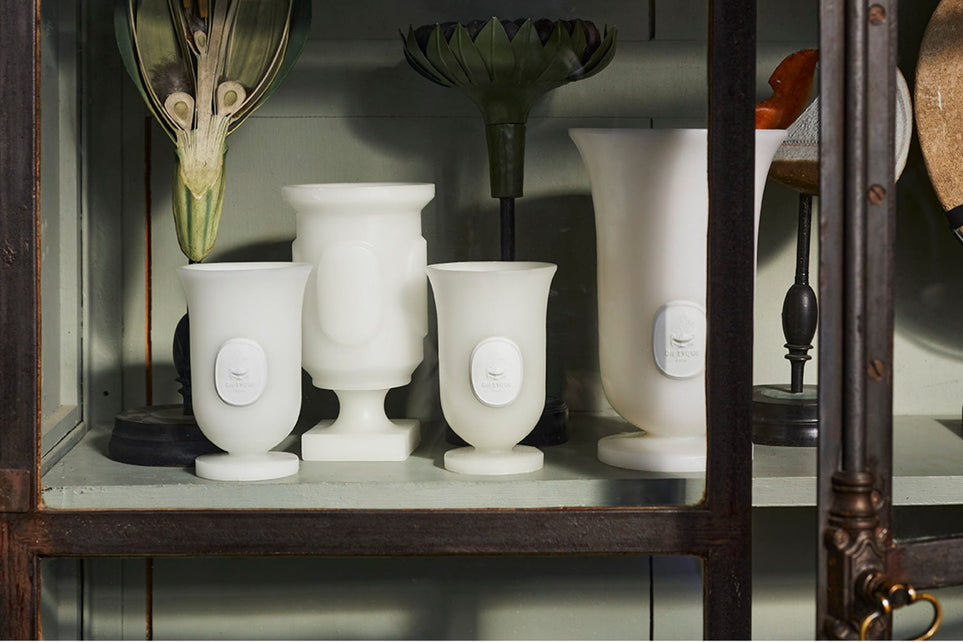 White Antique Vase - Small
